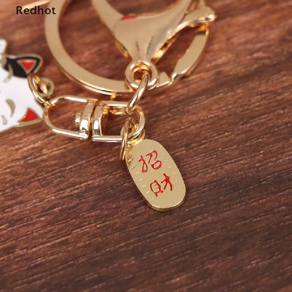 Móc Khóa Hình Chú Mèo May Mắn Đáng Yêu