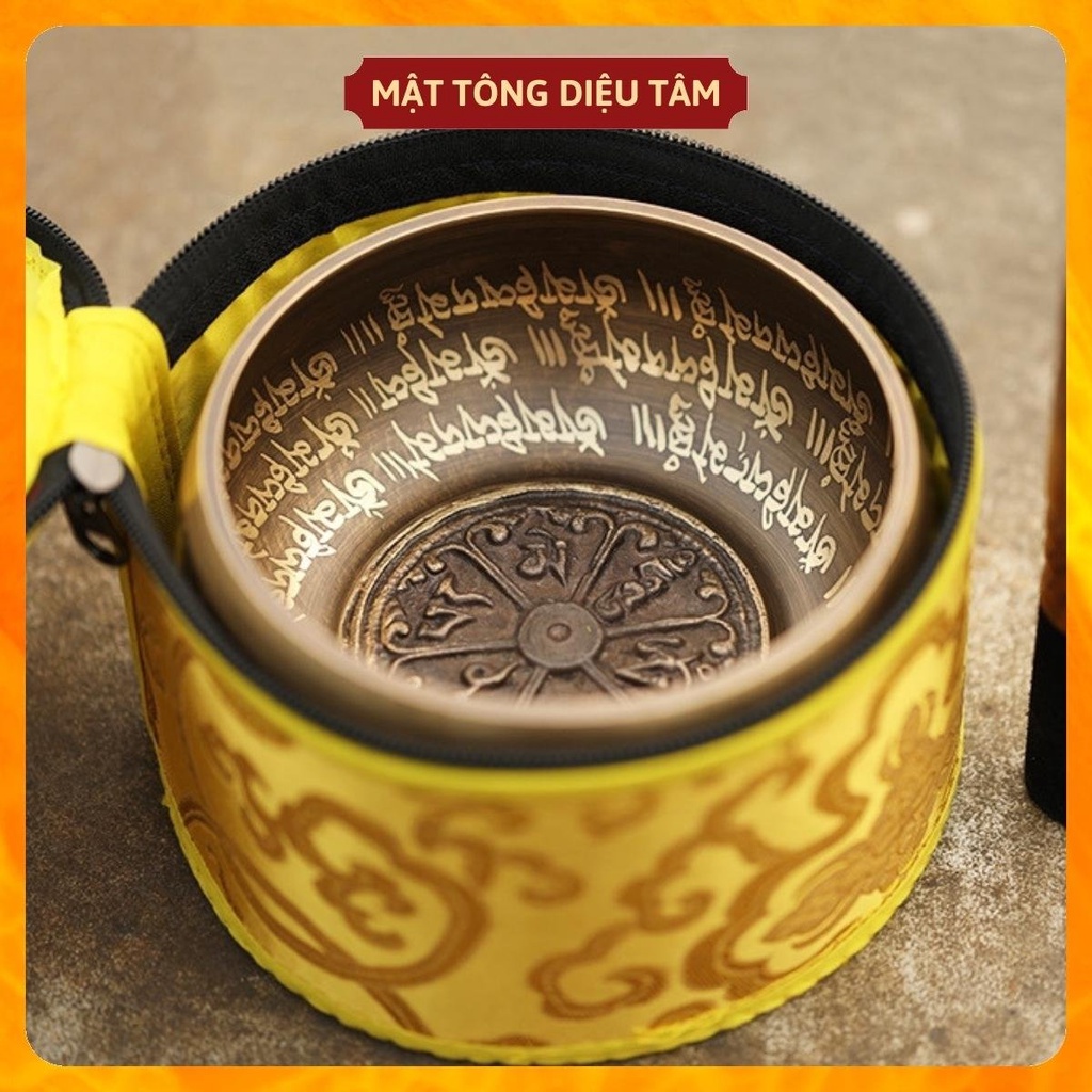 Chuông xoay nepal thủ công (handmade) - 1 bộ ( set)