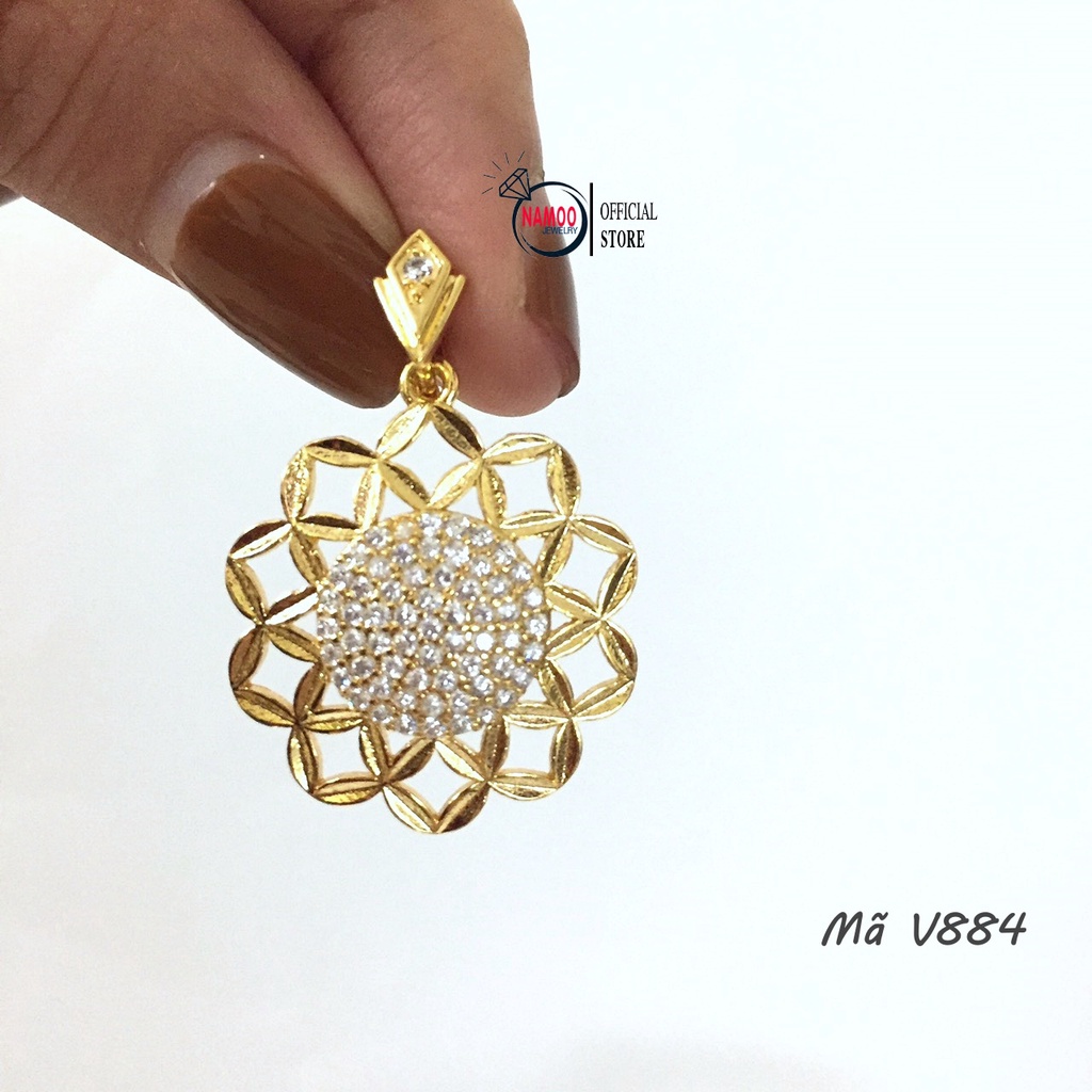 Dây Chuyền Nữ Mặ Hoa Lớn V884( Nhiều Mẫu Dây)