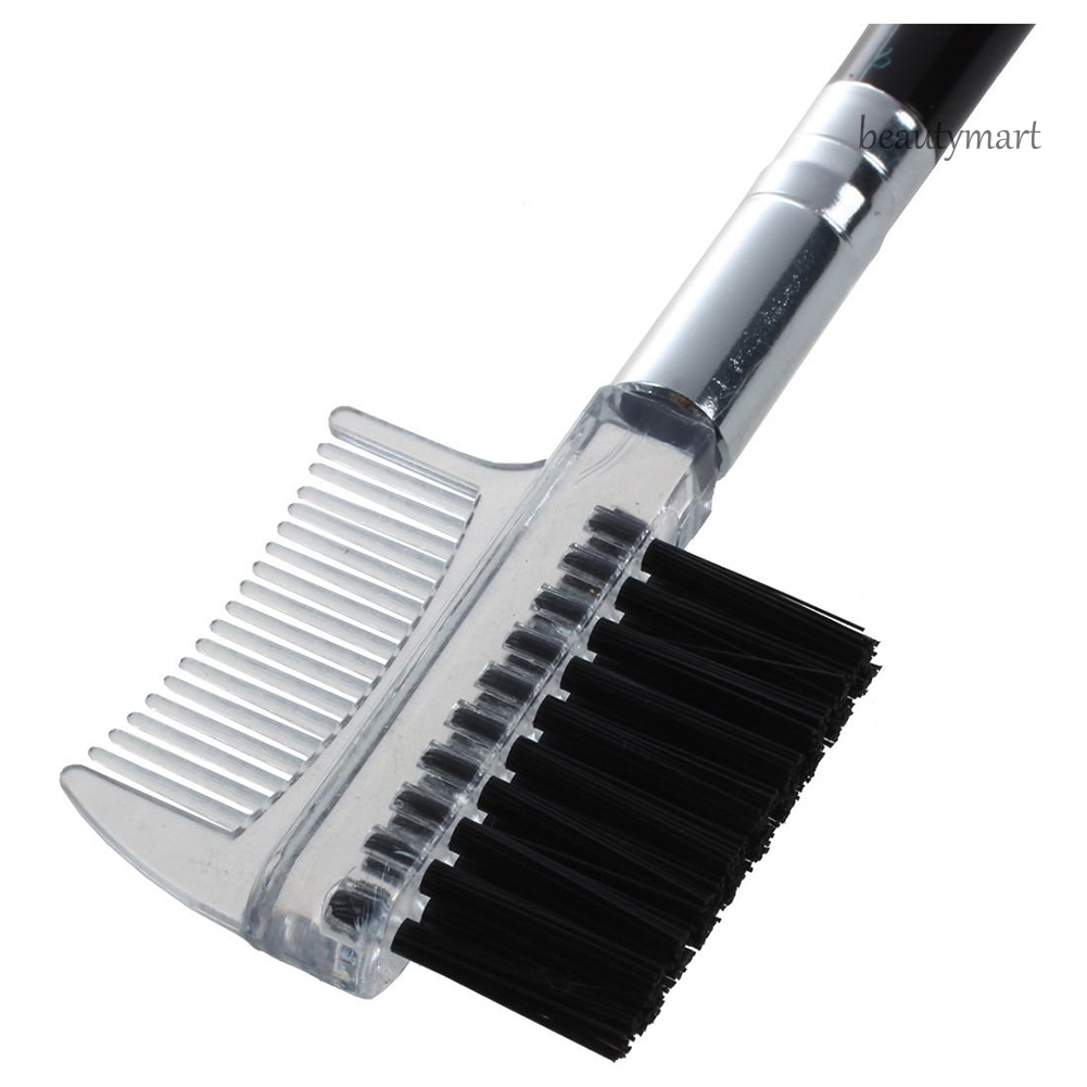 [Hàng mới về] Cọ chải lông mày thiết kế hai đầu lược chải lông mi dụng cụ trang điểm tiện dụng