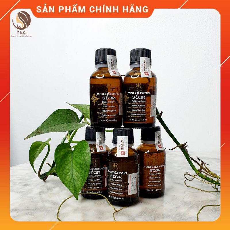 Tinh dầu dưỡng chăm sóc phục hồi tóc Macadamia Star 30ml Tái tạo nuôi dưỡng tóc chắc khoẻ