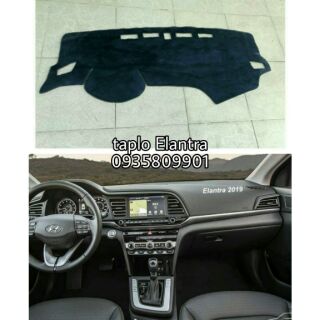 Thảm taplo lông thú xe Elantra 2020