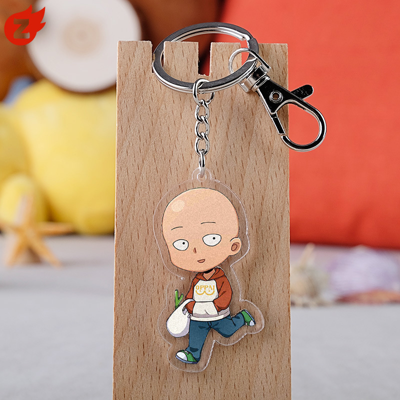 One 1 Móc Khóa Acrylic Hình Nhân Vật One PUNCH-MAN