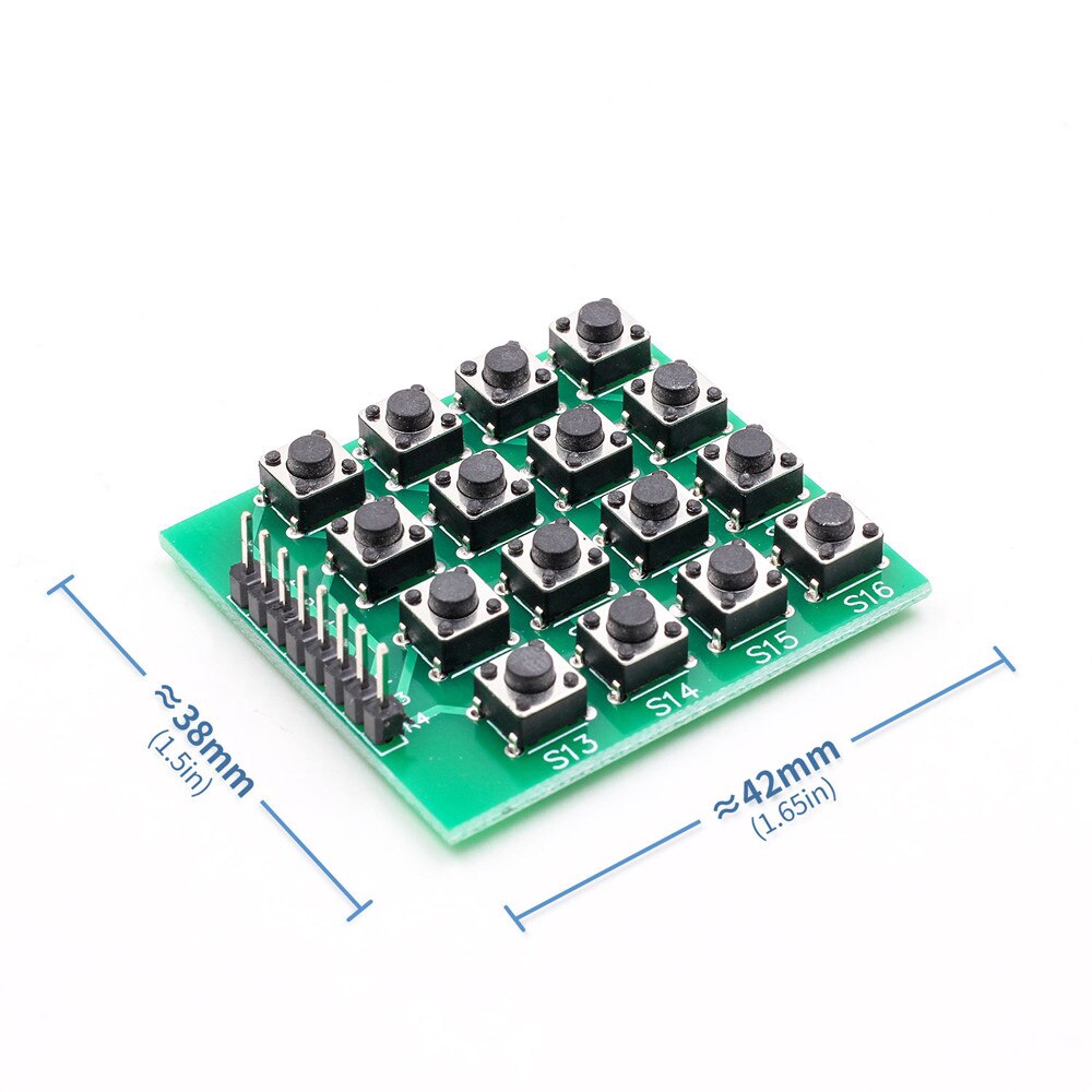 8pin 4x4 4*4 Matrix 16 Keys Button Keypad Keyboard Breadboard Module Mcu for arduino Diy Kit | BigBuy360 - bigbuy360.vn