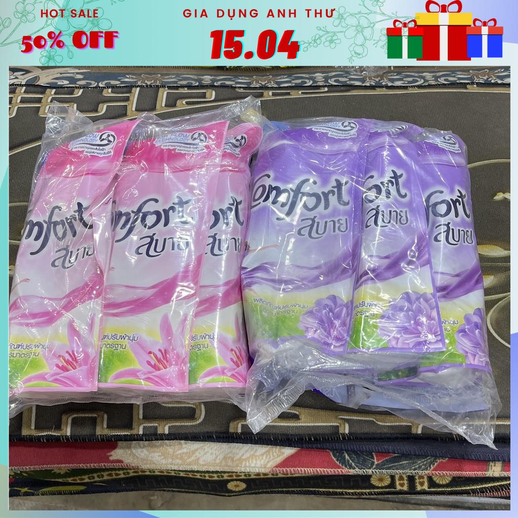[Rẻ vô địch] Nước xả vải Comfort 580ml Thái Lan  ( combo 3 bịch màu ngẫu nhiên)