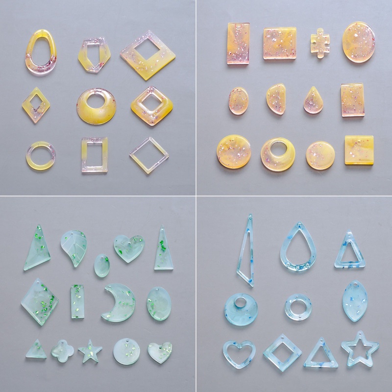 Khuôn Làm Mặt Trang Sức Hình Thoi Tráng Gương Độc Đáo