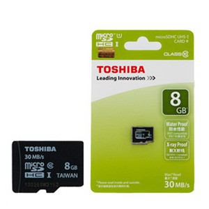 Thẻ nhớ Micro SD 8GB TOSHIBA CLASS 10  Bảo hành 12 Tháng siêu rẻ