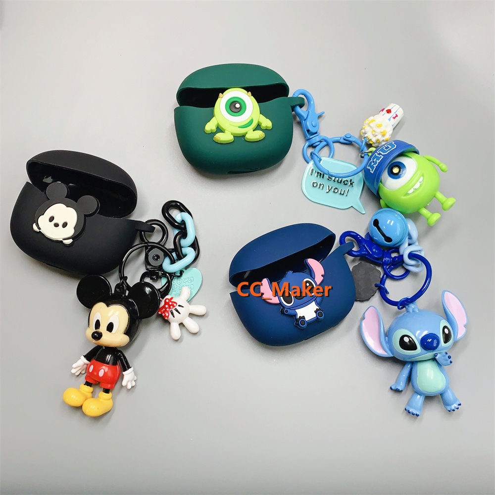 Anker Soundcore Life P2i Case Silicone Soft Shell Case Anker Soundcore Life P2i Shockproof Shell Case Cartoon Stitch Cute Mickey Minnie Keychain Pendant Anker Soundcore R100 Soft Shell Case Anker R100 Cover