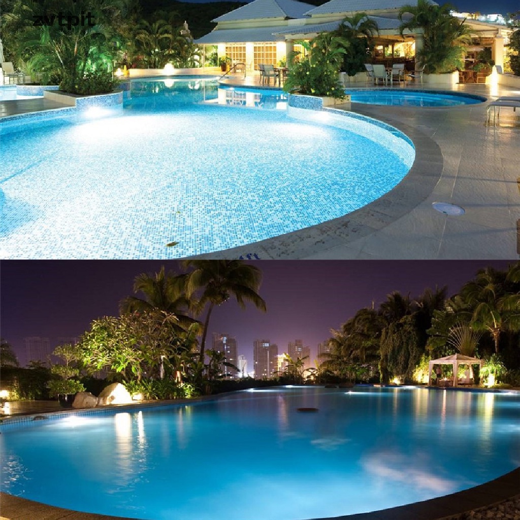 [ZVPT] DC12V LED swimming pool light waterproof warm white diving light DSF