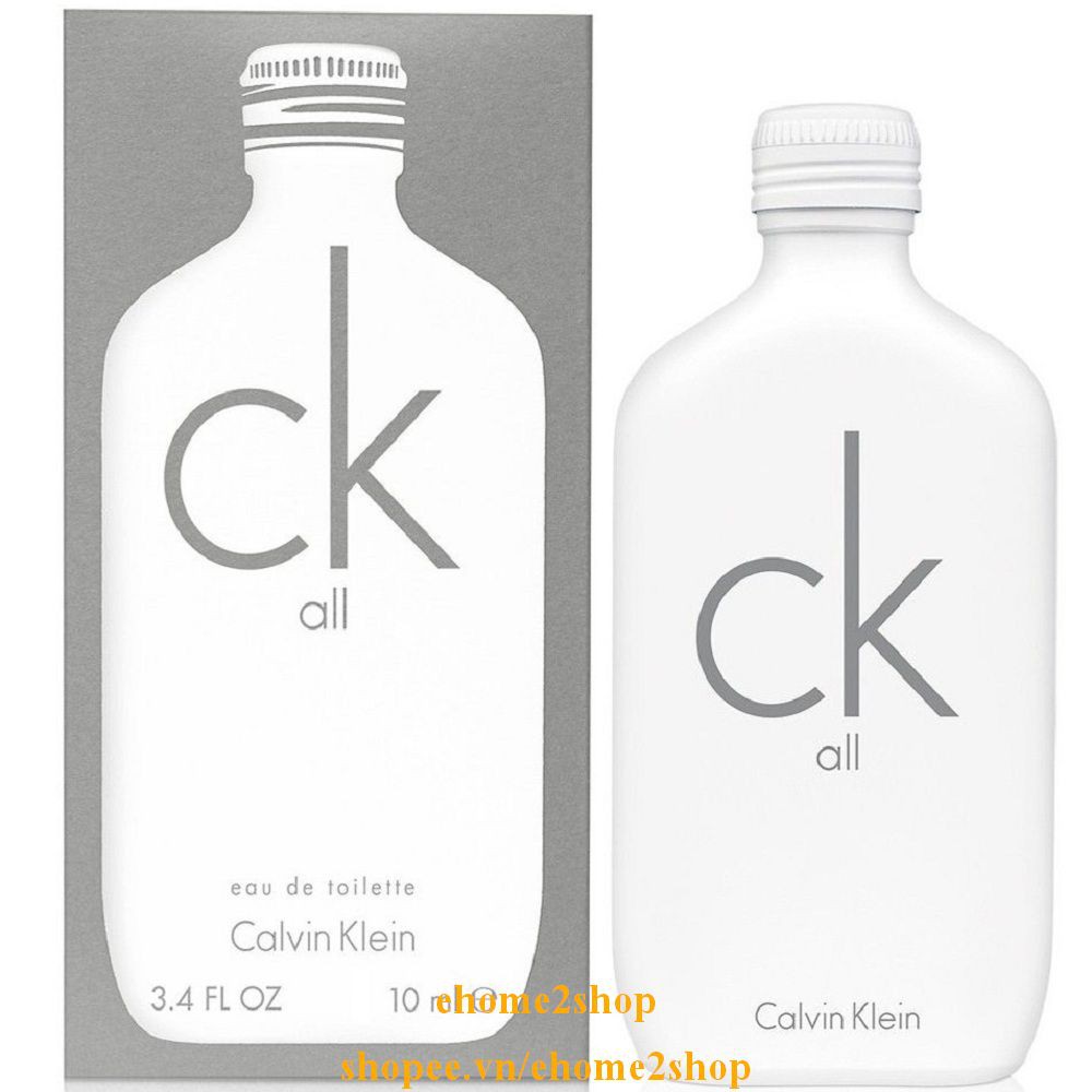 Nước Hoa Unisex (Nam, Nữ) 10ml Calvin Klein Ck All shopee.vn/ehome2shop.