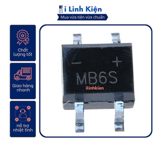 MB6S Diode cầu 0.5A 600V SOP-4