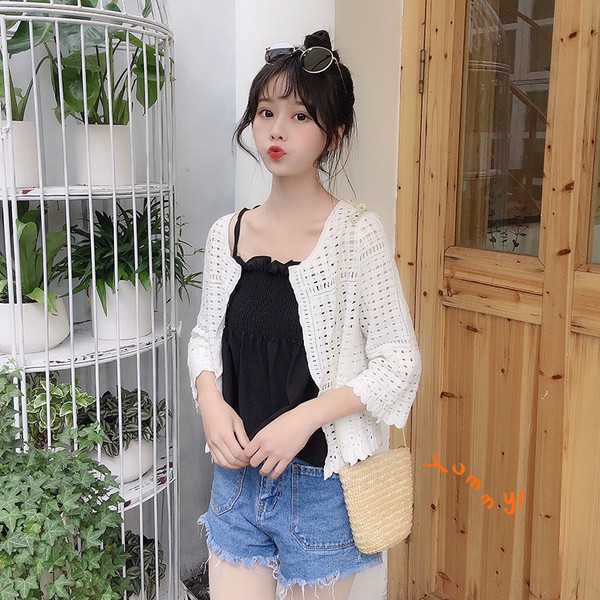 Áo khoác ren kimono quyến rũ cho nữ | BigBuy360 - bigbuy360.vn