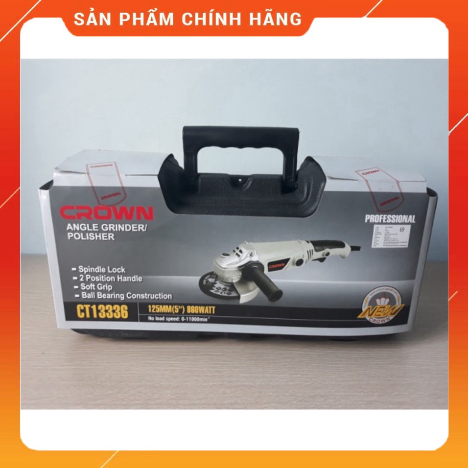 CT13336 Máy mài chỉnh tốc 125mm 860w Crown .