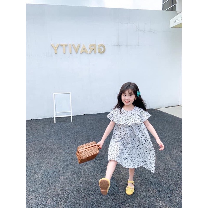 Combo 3 váy thô hoa cho bé 1-5T