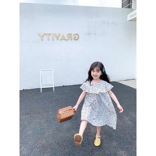 Combo 3 váy thô hoa cho bé 1-5t
