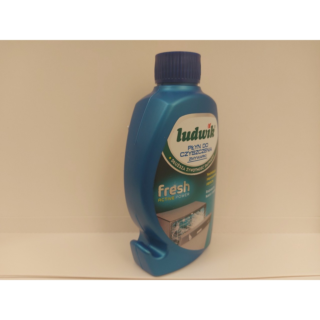 Dung dịch vệ sinh máy rửa bát Ludwik, 250ml, trung hòa mùi khó chịu, thiết kế làm sạch phù hợp các loại máy rửa bát