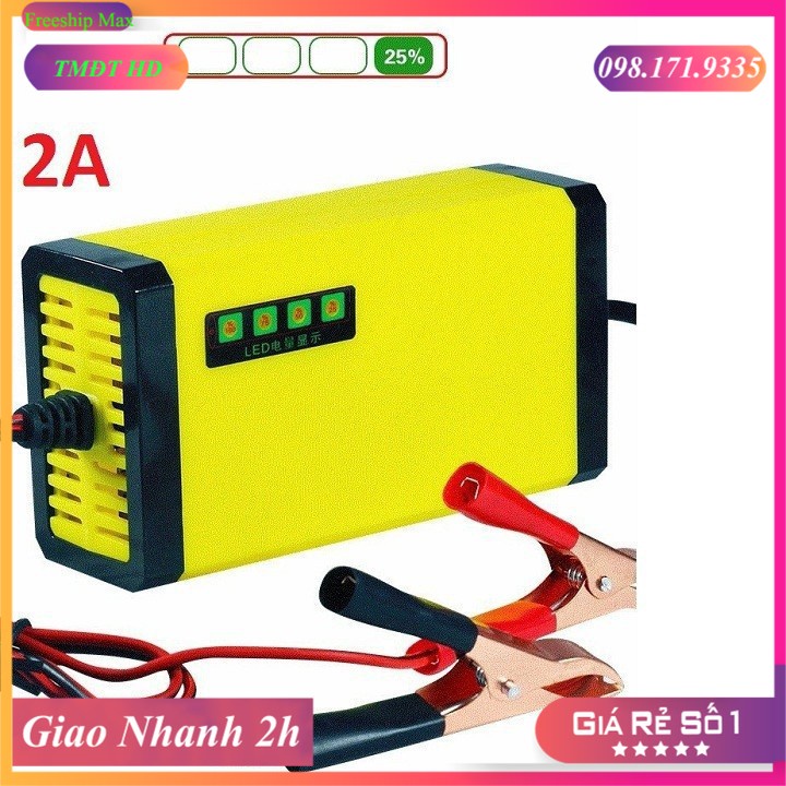 Bộ sạc bình acquy 12V 2A thông minh