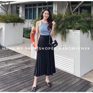 Chân váy dập li Stra chất đẹp kèm túi giấy