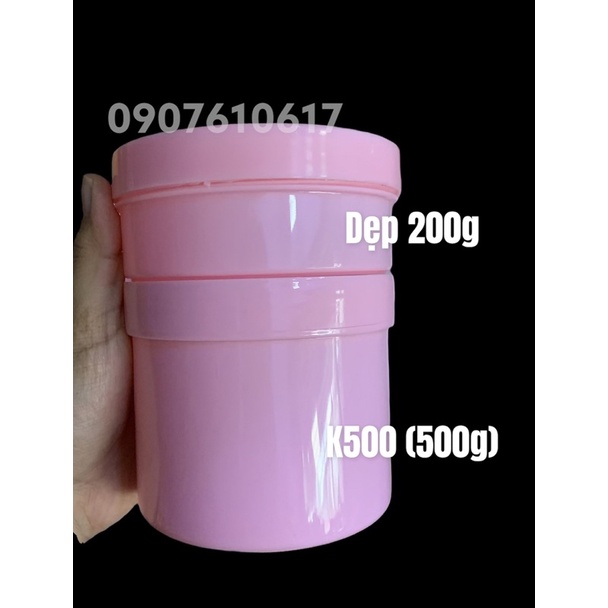 Hủ 200g &amp; 500g Hồng Da đựng kem body