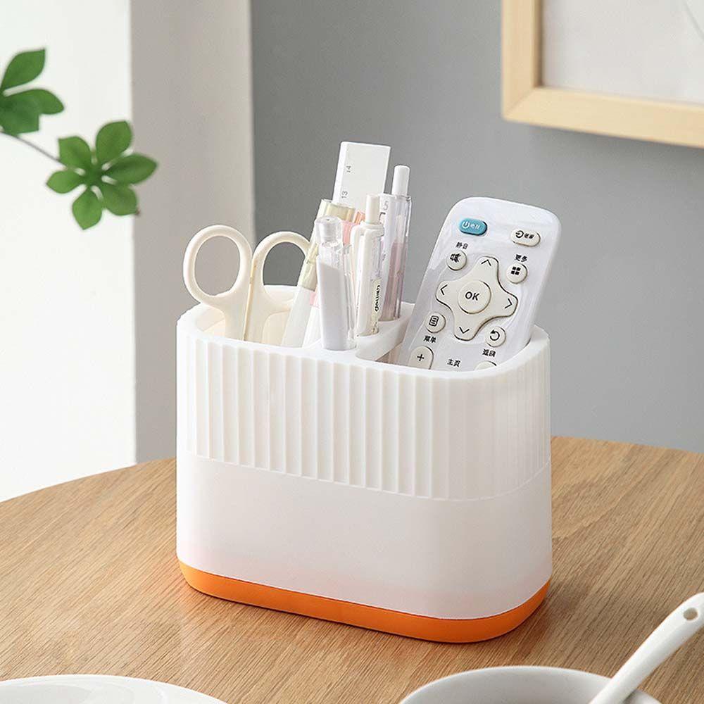 Hộp Đựng Bút Bằng PP Hai Ngăn Đa Năng Hai Màu Sắc Tiện Dụng