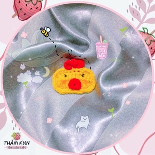 Kẹp tóc Gà 🐓 handmade (hàng có sẵn) tự làm bằng len