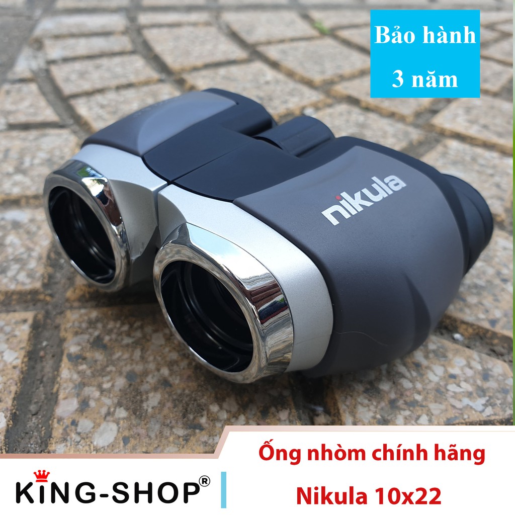 Ống nhòm 2 mắt Nikula 10x22 cao cấp, giá rẻ - Ống nhòm mini chuyên dụng đi săn, du lịch, dã ngoại - Nhìn xa sắc nét