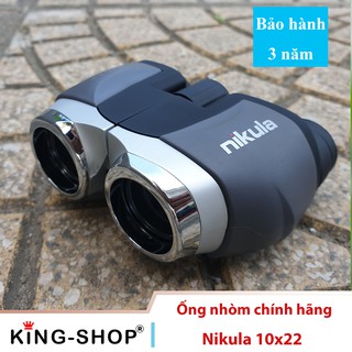 Ống nhòm 2 mắt Nikula 10x22 cao cấp, giá rẻ - Ống nhòm mini chuyên dụng đi săn, du lịch, dã ngoại - Nhìn xa sắc nét