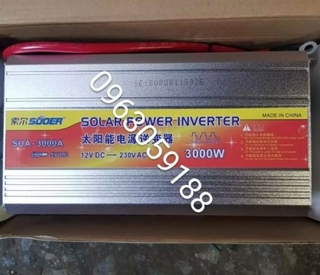 Bộ chuyển đổi 24v ra 220v -3000w chống ngược cực - sin mô phỏng
