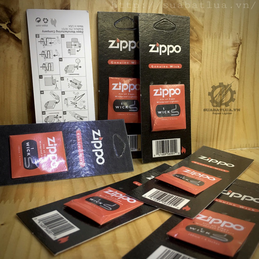 Bộ 3 Bấc (Tim) Zippo Phân Phối Chính Hãng Mỹ