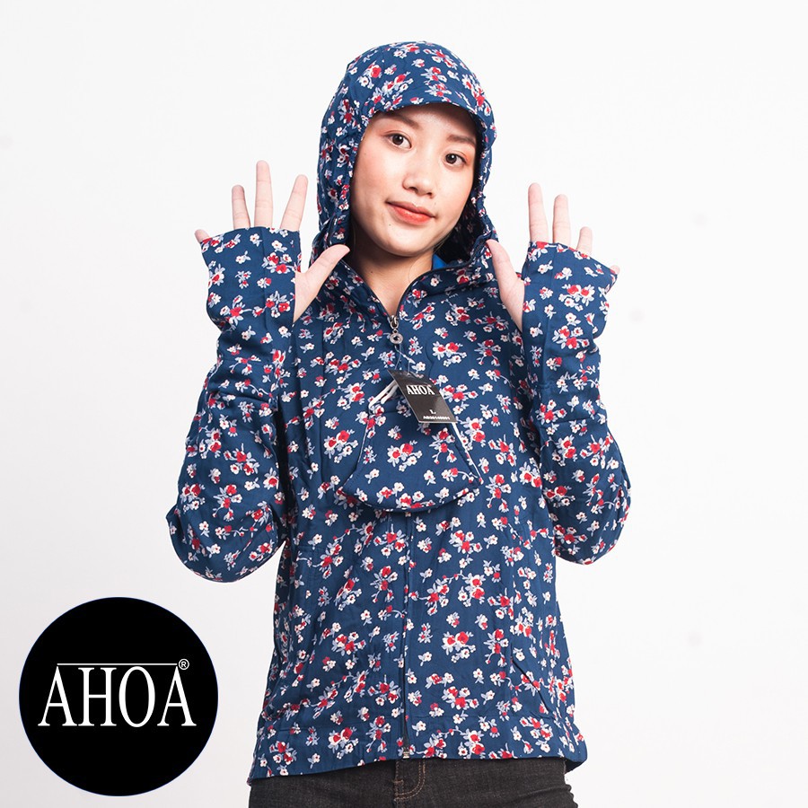 Áo chống nắng nữ dáng ngắn - A-Hoa - 005