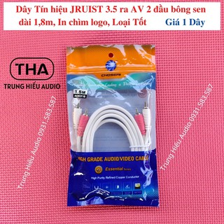 Dây Tín Hiệu AV 4 Đầu Bông Sen Choseal Chống Nhiễu, Loại Tốt, Jack 4 Đầu Bông Sen Hàng Nhập - Trung Hiếu Audio