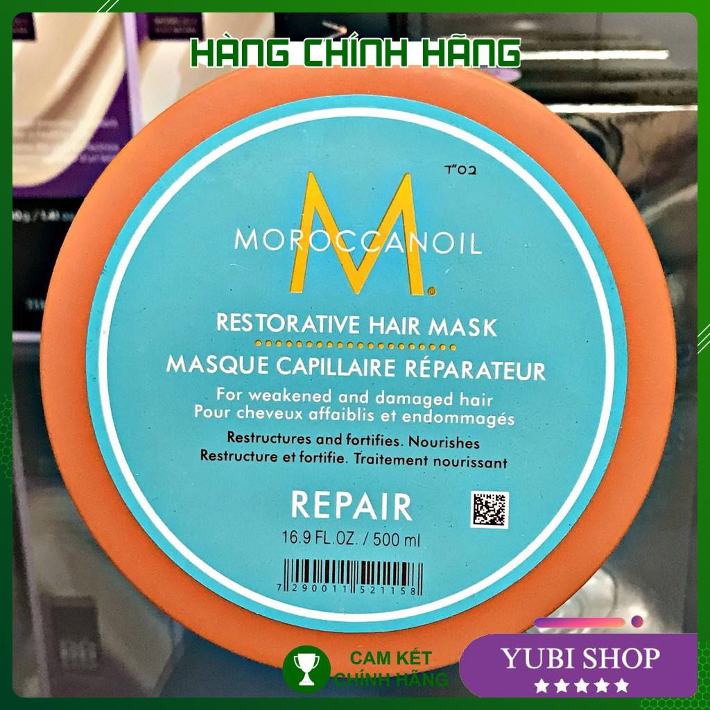 Kem Ủ Tóc Moroccanoil Restorative Hair Mask 500ml Phục Hồi Hư Tổn Cho Tóc Chính Hãng - Israel  - Hot