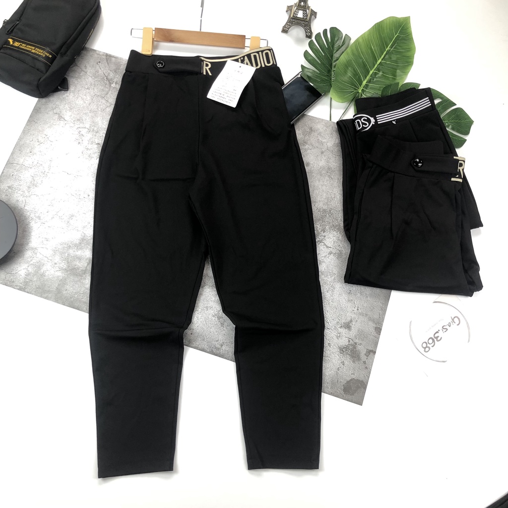 Quần dài nữ dáng bom , quần baggy nữ lưng cao Giasi.368