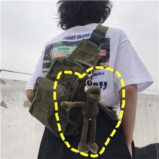 Móc khoá ếch kermit ulzzang (xem video, có sẵn)