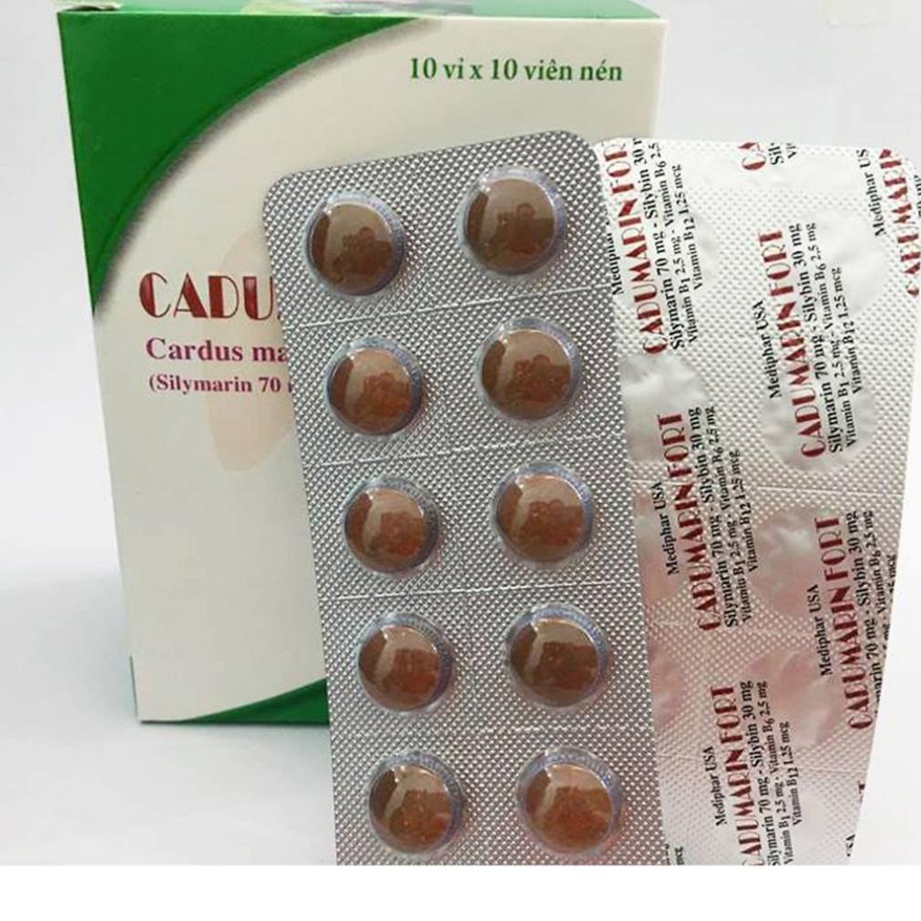Cadumarin Fort – Hỗ trợ điều trị viêm gan, phục hồi chức năng gan, tăng cường giải độc gan (100 viên)