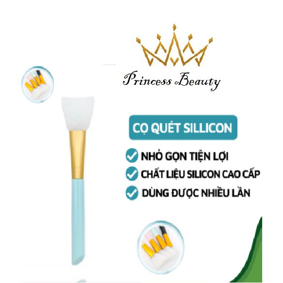 Cọ Quét Mặt Nạ Sillicon - Chổi Quét Mask Cao Cấp Princess Beauty