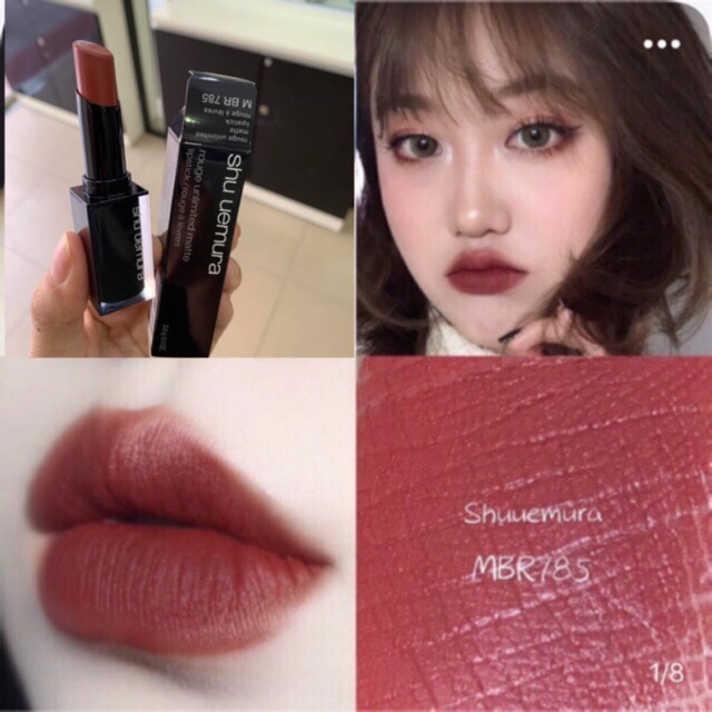 Kết quả hình ảnh cho shu uemura vỏ đen m br 785