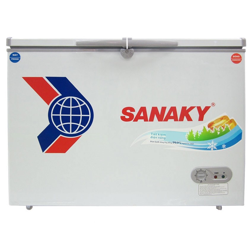 Tủ Đông Sanaky VH-4099W3 - 1 NGĂN ĐÔNG 1 NGĂN MÁT,2 CỬA,280 LÍT