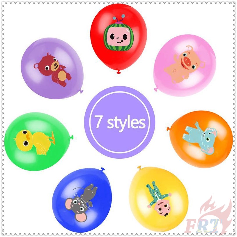 Bong bóng cao su 12 inch dùng trang trí tiệc sinh nhật tiện lợi