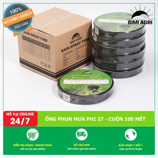 Ống phun mưa đục lỗ phi 27mm 3 lỗ chéo