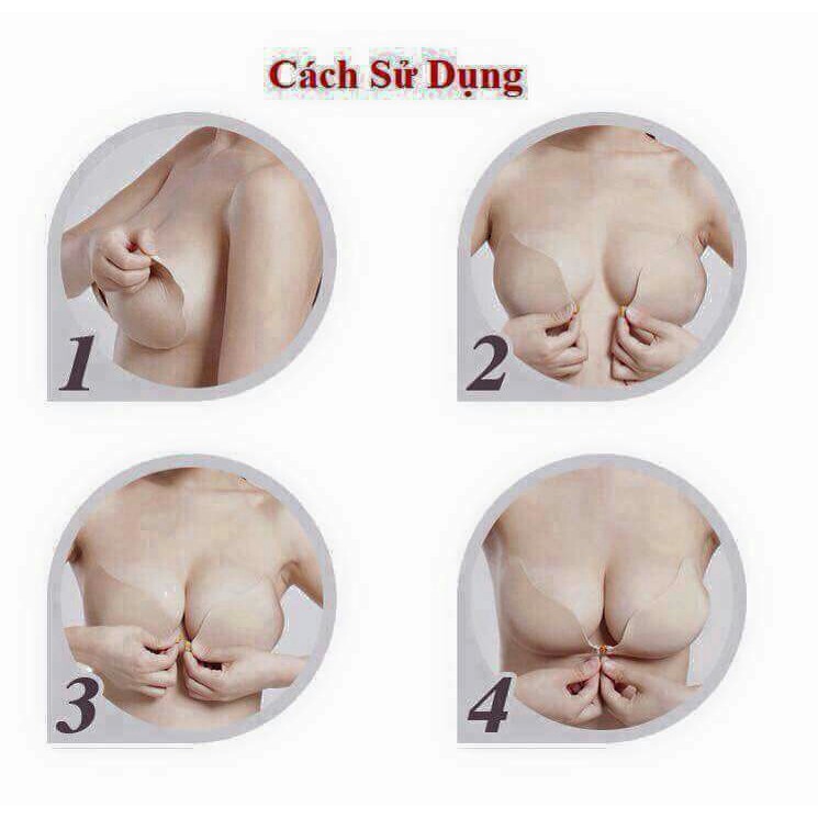 Áo dán ngực 💖 Freeship từ 50k 💖 áo dán ngực cài trước dán được tặng kèm dây trong