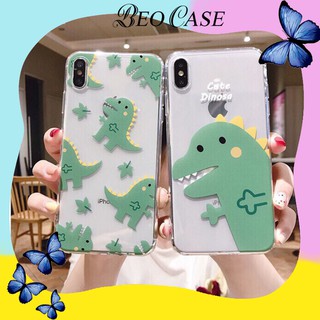 Ốp iphone - op lưng M542 khung long chibi