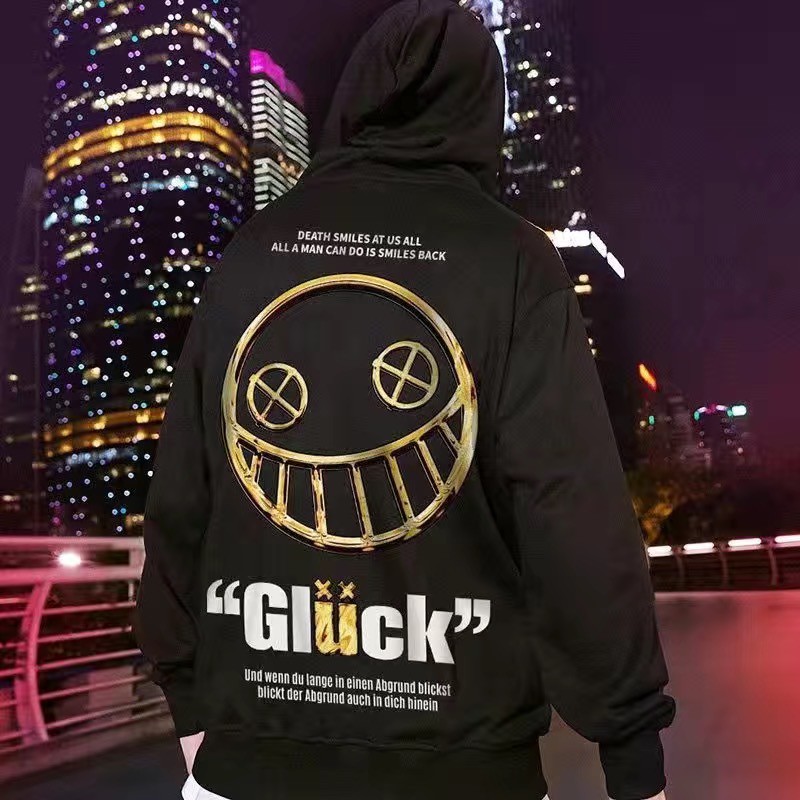 Áo Hoodie Dáng Rộng Lót Nhung Giữ Ấm Nhiều Màu Tùy Chọn Size M - 8xl Dành Cho Nam | BigBuy360 - bigbuy360.vn