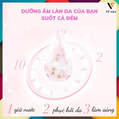 Mặt Nạ, Mặt Nạ Ngủ Hoa Anh Đào LAIKOU 15 Gói Dưỡng Ẩm Trắng Da Giảm Đốm Mụn Giúp Đều Màu Da Một Cách Tự Nhiên