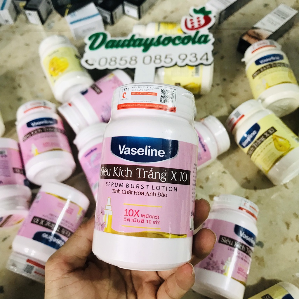 Kích Trắng VASELINE THÁI LAN X10