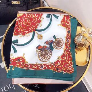 Khăn Choàng Lụa Nhân Tạo Dáng Vuông In Họa Tiết Sang Trọng Thời Trang Cho Nữ 70CM (27.55inch) WJ1026-26