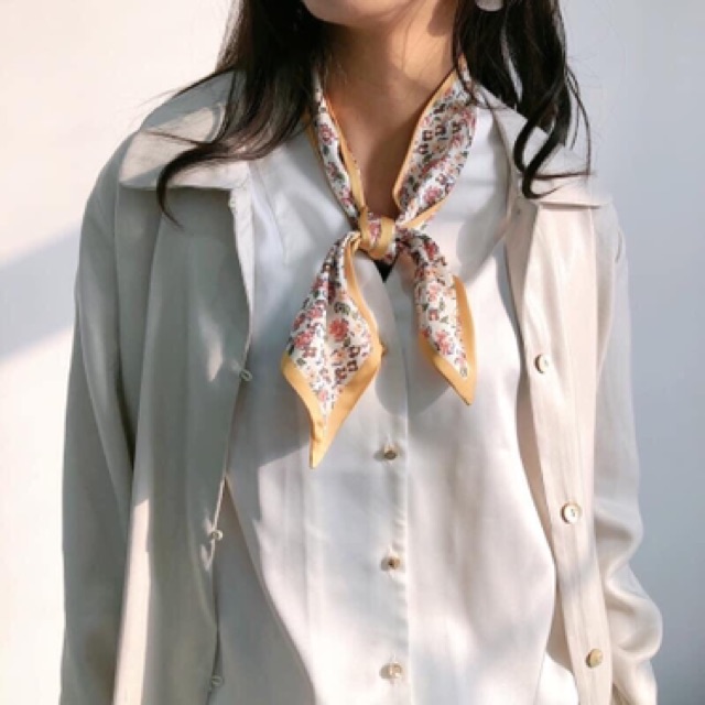 Khăn choàng cổ mini dễ thương ( Có ảnh thật) - Maben