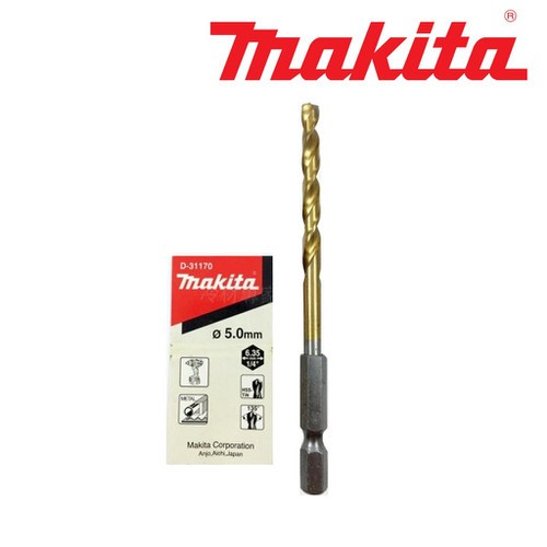 Mũi Khoan sắt Makita chuôi lục giác 3.0mm-12mm