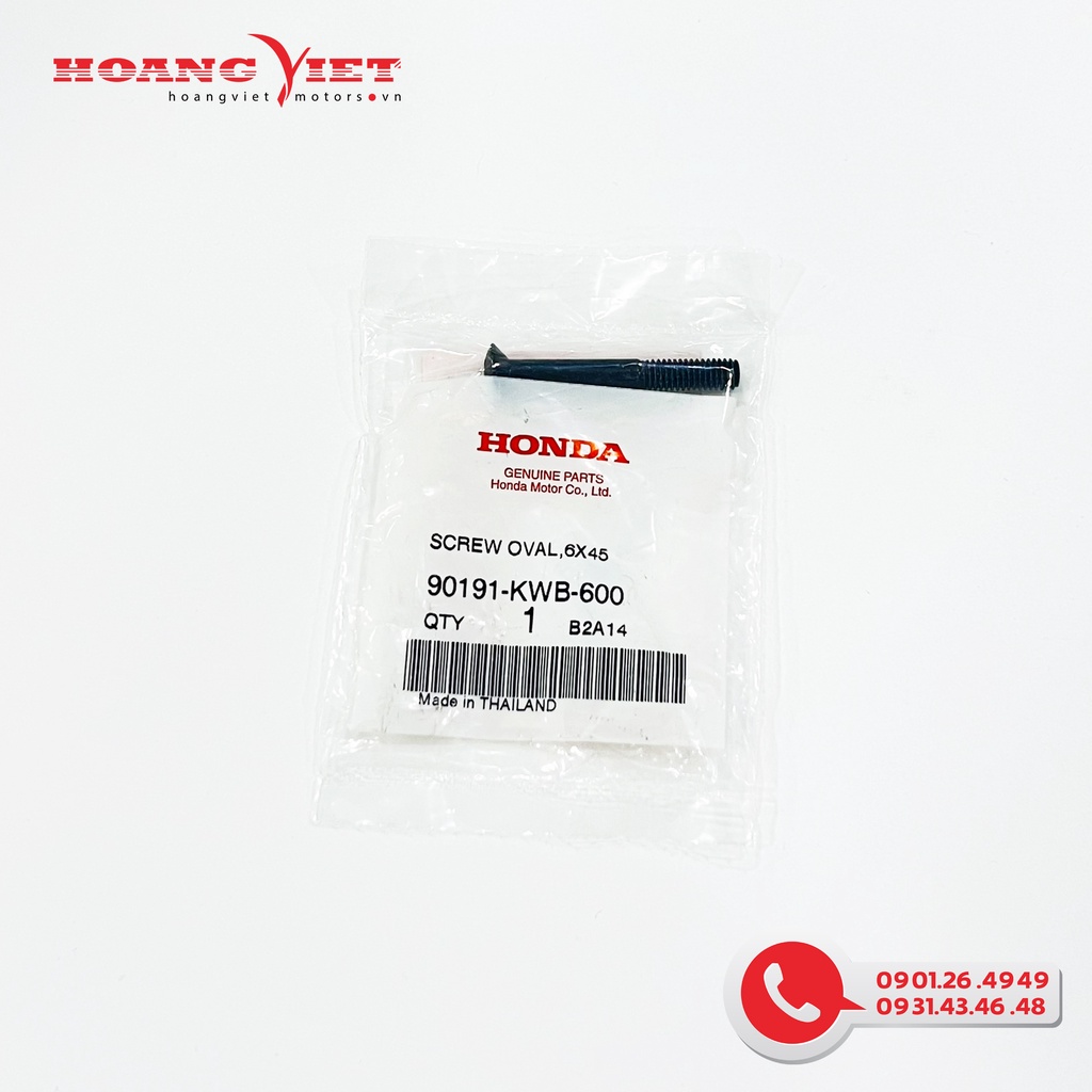 Vít bắt đầu tay lái 6x45 - HONDA Vít bắt đầu tay lái nhiều dòng xe 6x45 - 90191KWB600