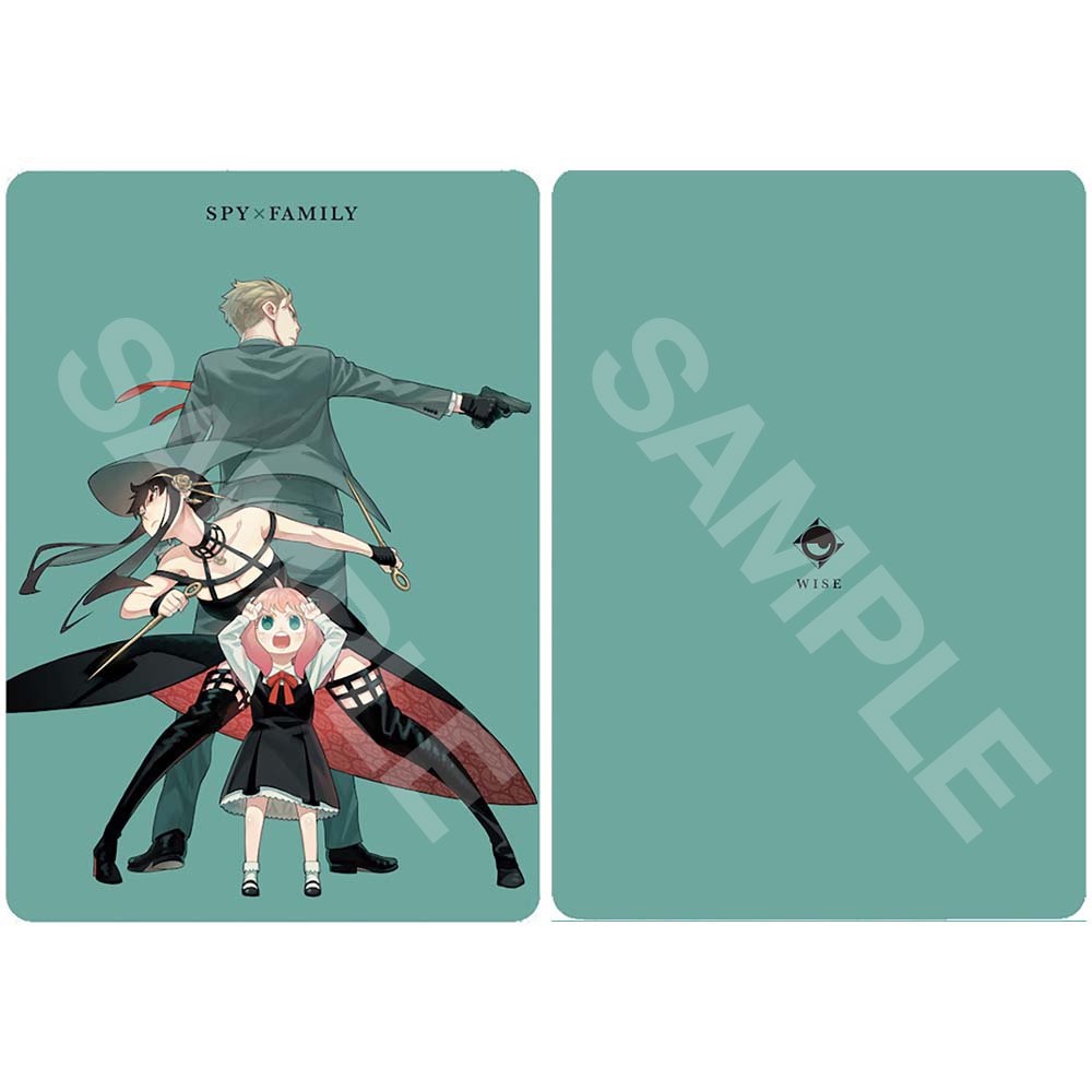 Ảnh card bo góc in hình SPY X FAMILY Forger Family ver Gia Đình Điệp Viên thẻ bo viền 5*8cm anime chibi sưu tầm
